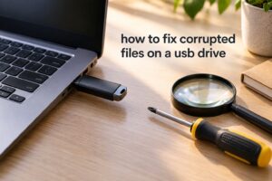 how to fix corrupted files on a usb drive