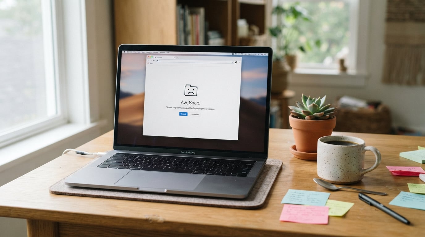 how to fix the aw snap error in chrome