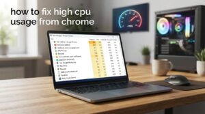 how to fix high cpu usage from chrome