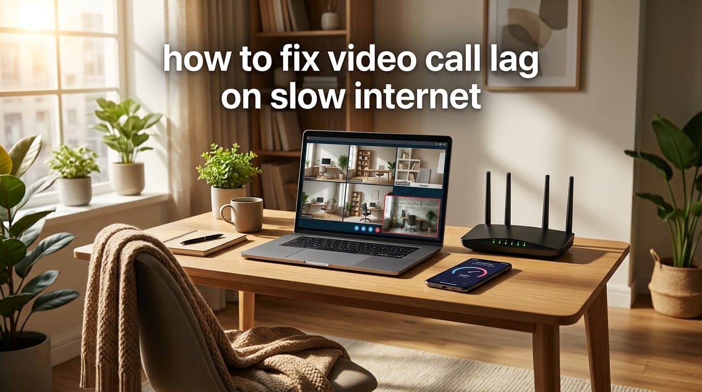 how to fix video call lag on slow internet