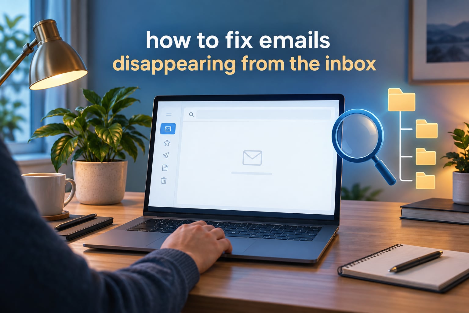 how to fix emails disappearing from the inbox