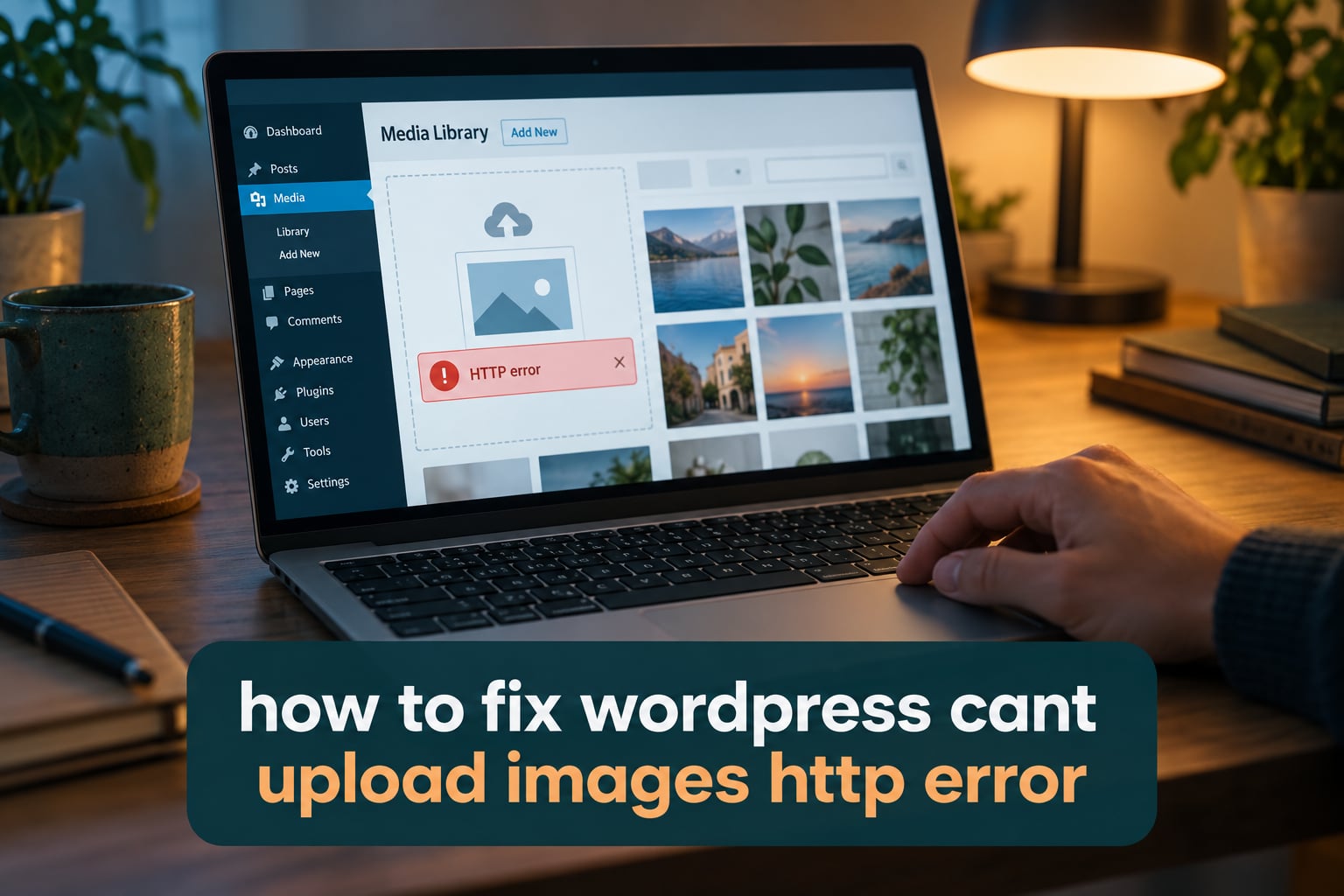 how to fix wordpress cant upload images http error