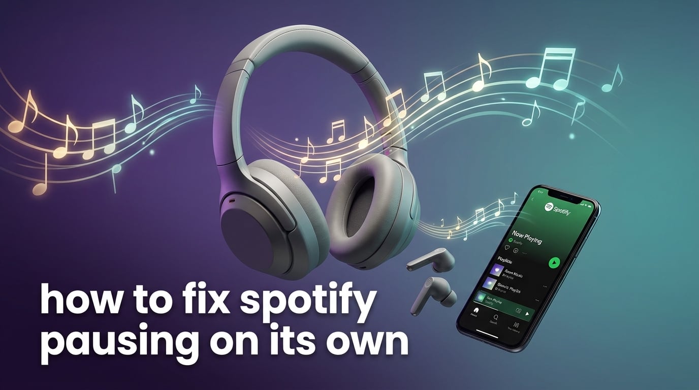 how to fix spotify pausing on its own