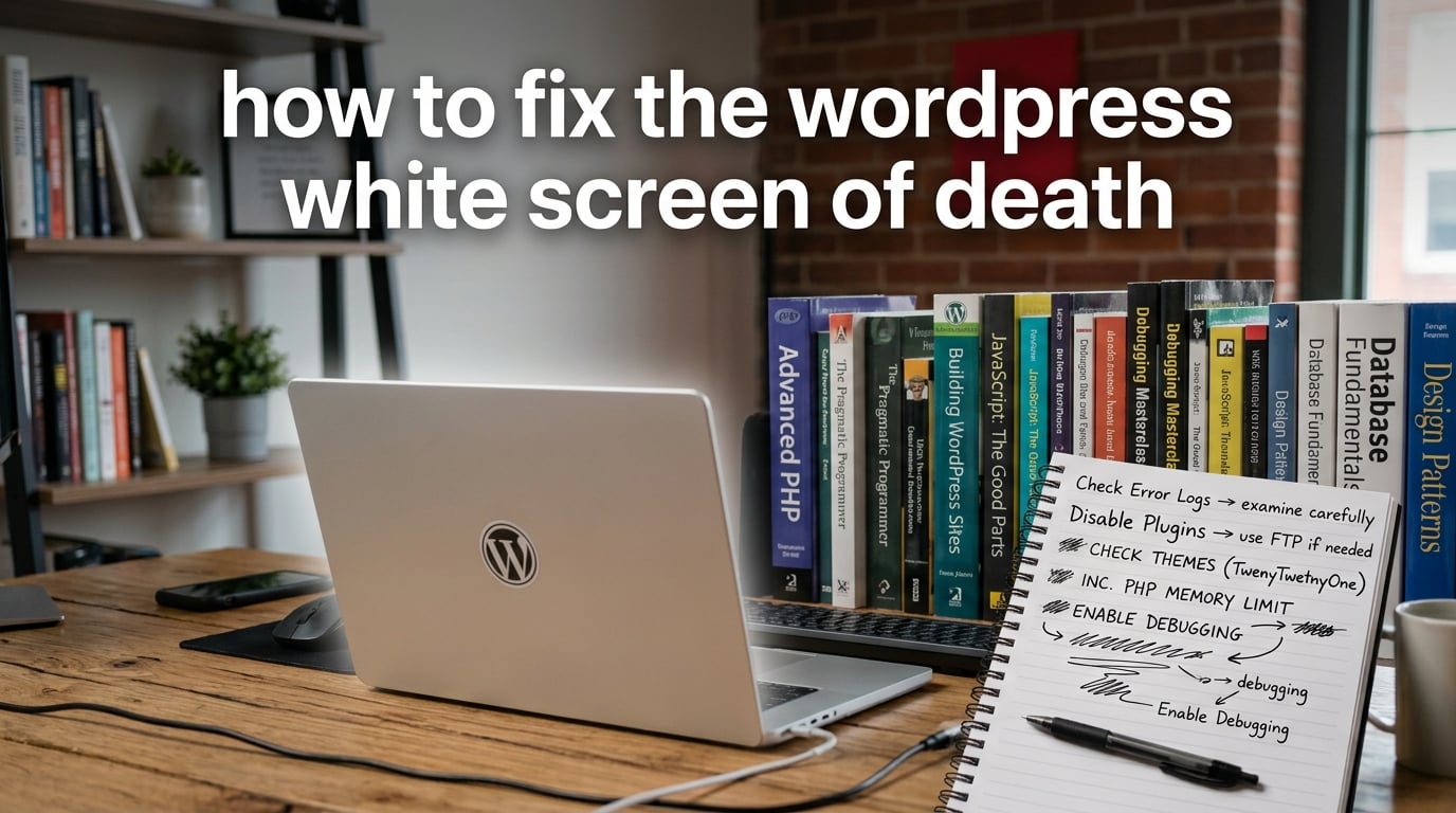 how to fix the wordpress white screen of death