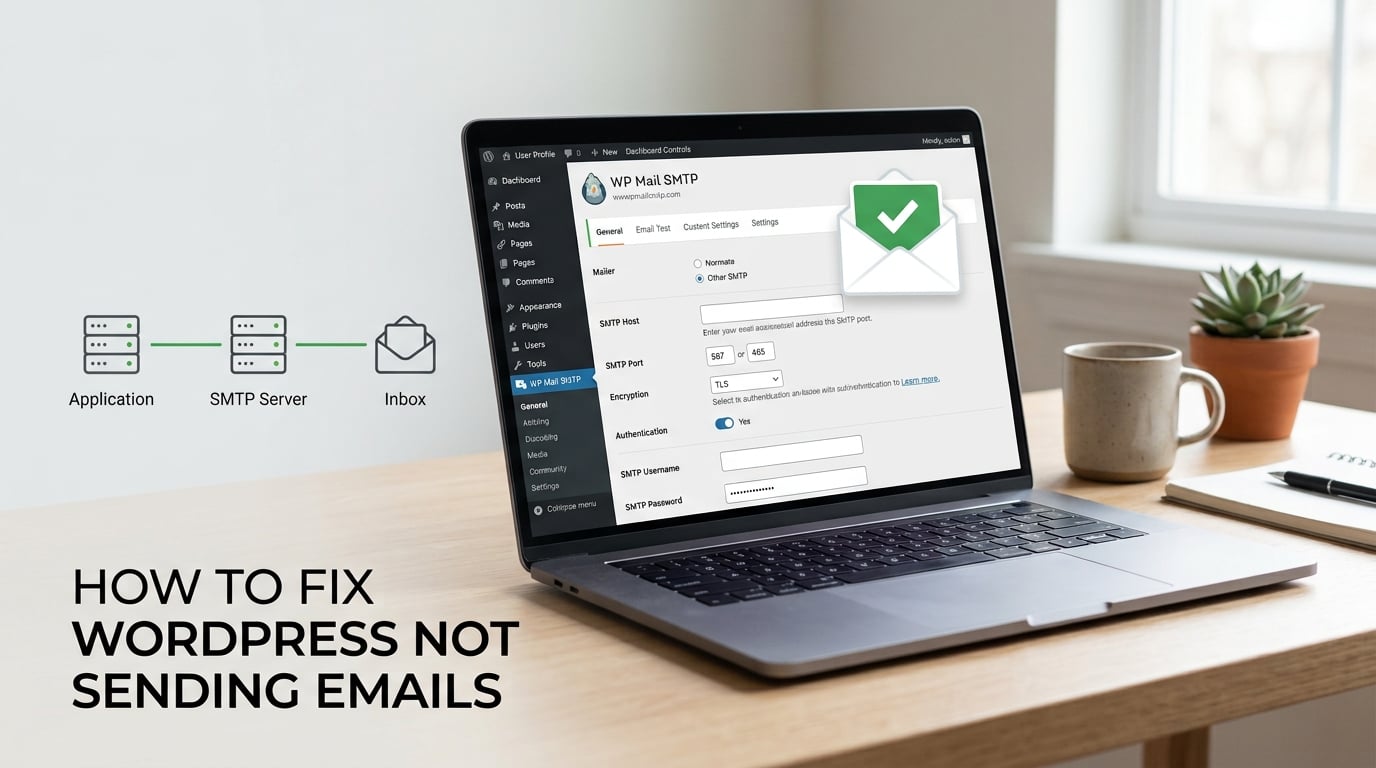 how to fix wordpress not sending emails