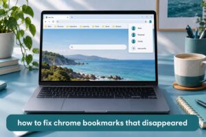 how to fix chrome bookmarks that disappeared